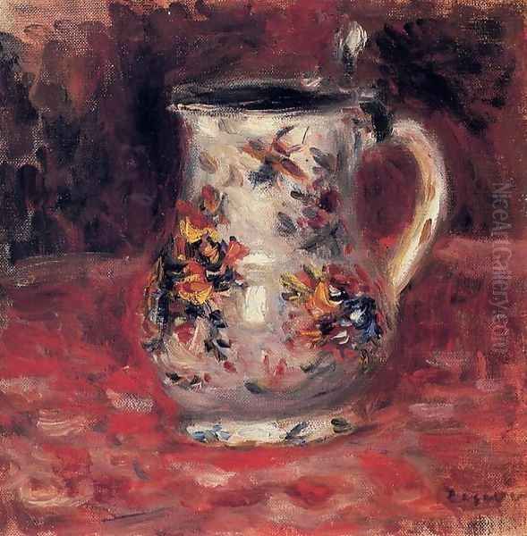 Jug Oil Painting by Pierre Auguste Renoir