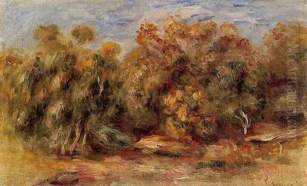 Landscape IX Oil Painting by Pierre Auguste Renoir