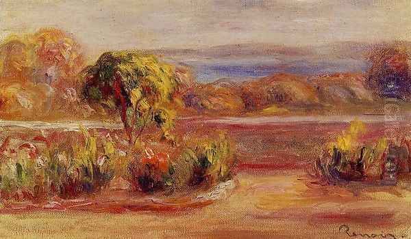 Midday Landscape Oil Painting by Pierre Auguste Renoir