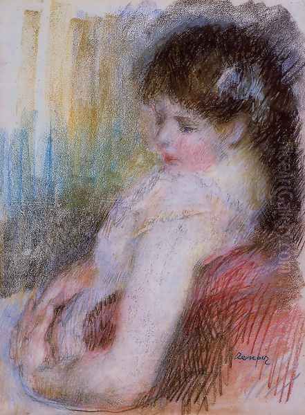 Seated Woman 2 Oil Painting by Pierre Auguste Renoir