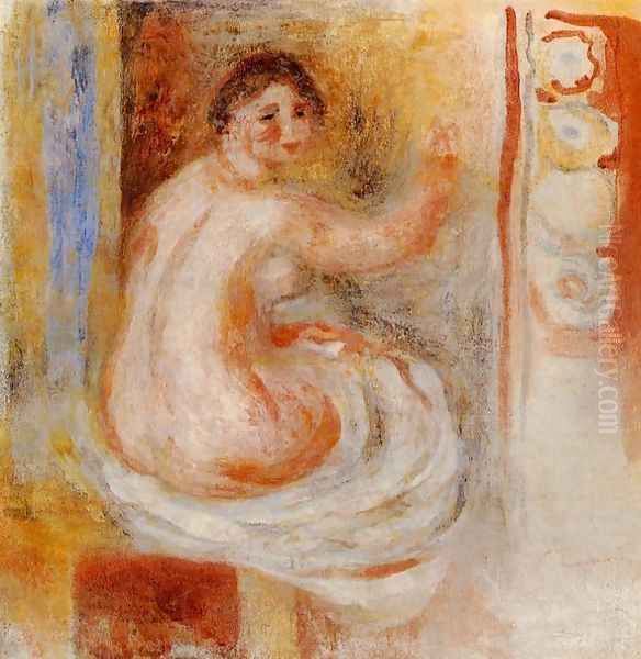 Nude Oil Painting by Pierre Auguste Renoir