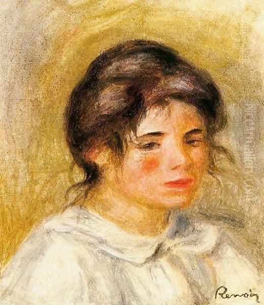 Portrait Of Gabrielle Oil Painting by Pierre Auguste Renoir