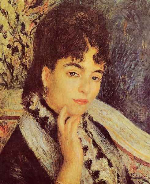 Madame Alphonse Daudet 2 Oil Painting by Pierre Auguste Renoir