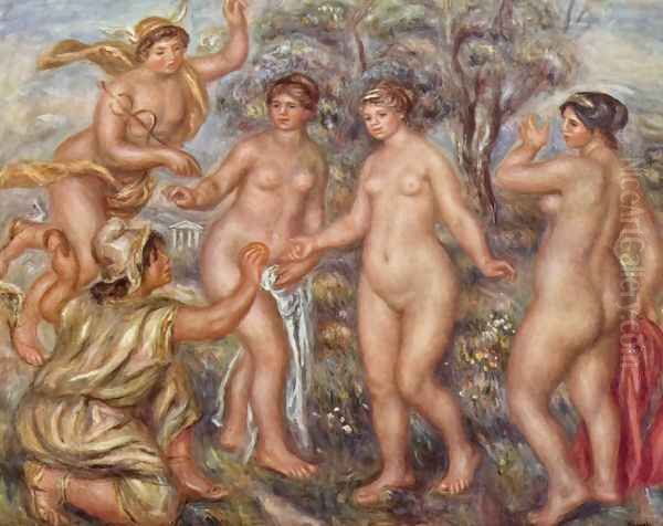 Judgement of Paris Oil Painting by Pierre Auguste Renoir