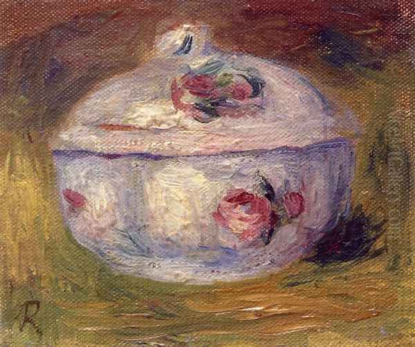 Sugar Bowl II Oil Painting by Pierre Auguste Renoir