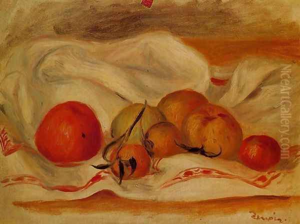 Still Life I Oil Painting by Pierre Auguste Renoir