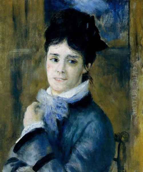 Madame Claude Monet (Camille) Oil Painting by Pierre Auguste Renoir