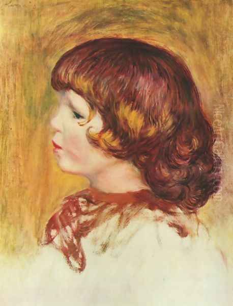 Coco Oil Painting by Pierre Auguste Renoir