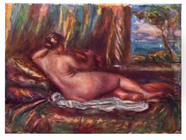 Fleeting Oil Painting by Pierre Auguste Renoir