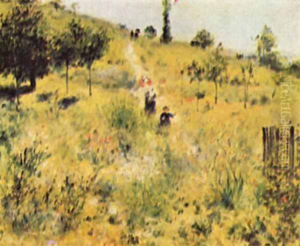 Meadow way Oil Painting by Pierre Auguste Renoir