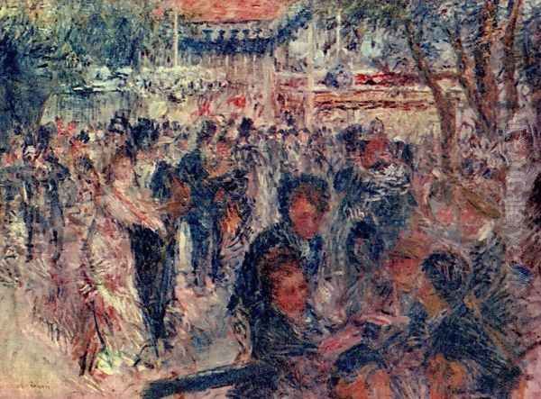 Moulin de la Galette, design sketch Oil Painting by Pierre Auguste Renoir