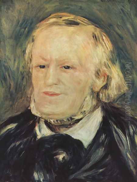 Portrait of Richard Wagner Oil Painting by Pierre Auguste Renoir