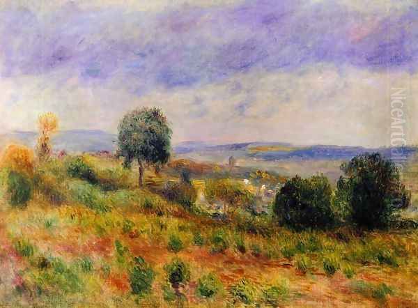 Landscape: Auvers-sur-Oise Oil Painting by Pierre Auguste Renoir