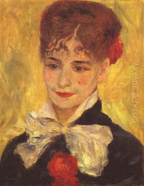 Portrait of Mme Iscovesco Oil Painting by Pierre Auguste Renoir