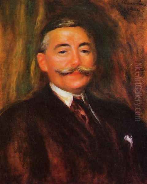 Maurice Gangnat Oil Painting by Pierre Auguste Renoir