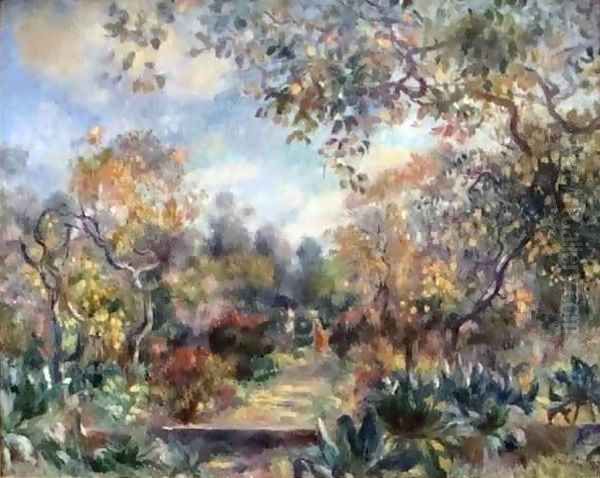 Landscape at Beaulieu Oil Painting by Pierre Auguste Renoir