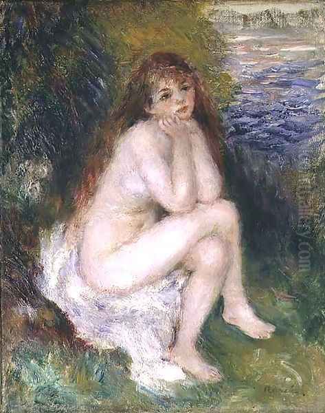 The Naiad 1876 Oil Painting by Pierre Auguste Renoir