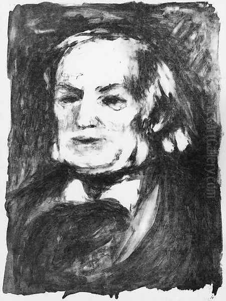 Richard Wagner 2 Oil Painting by Pierre Auguste Renoir