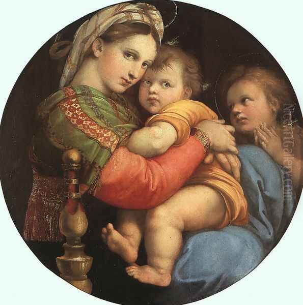 Madonna della Sedia 1518 Oil Painting by Raphael