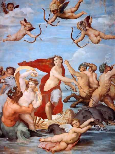 The Triumph Of Galatea Oil Painting by Raphael