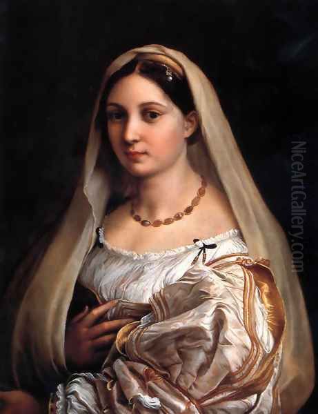 La Donna Velata 1516 Oil Painting by Raphael