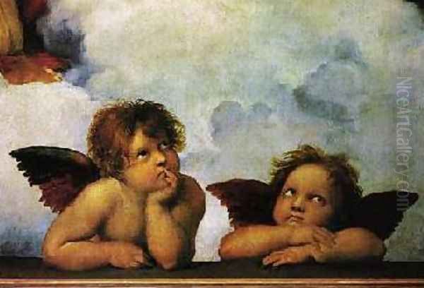 Cherubini Oil Painting by Raphael