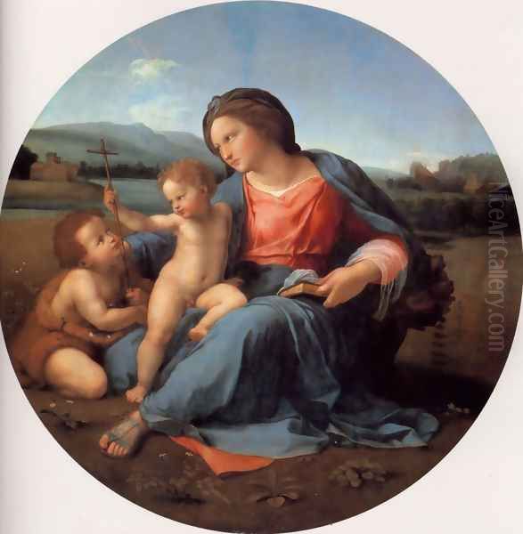 The Alba Madonna 1509 Oil Painting by Raphael