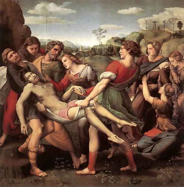 The Entombment Oil Painting by Raphael