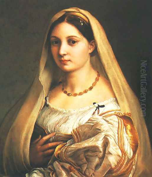 Veiled Lady (La Velata) Oil Painting by Raphael