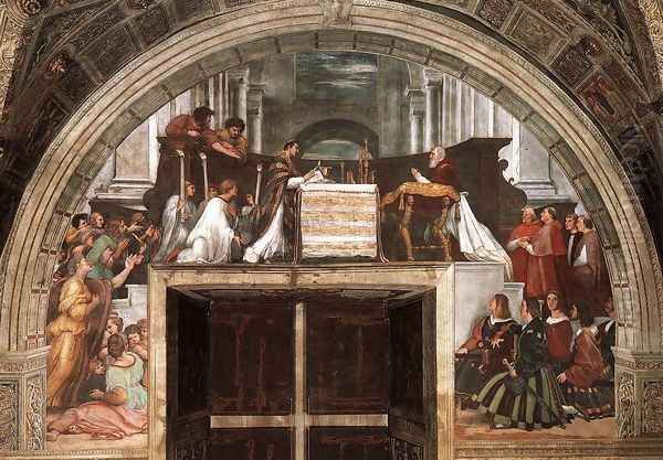 The Mass at Bolsena Oil Painting by Raphael