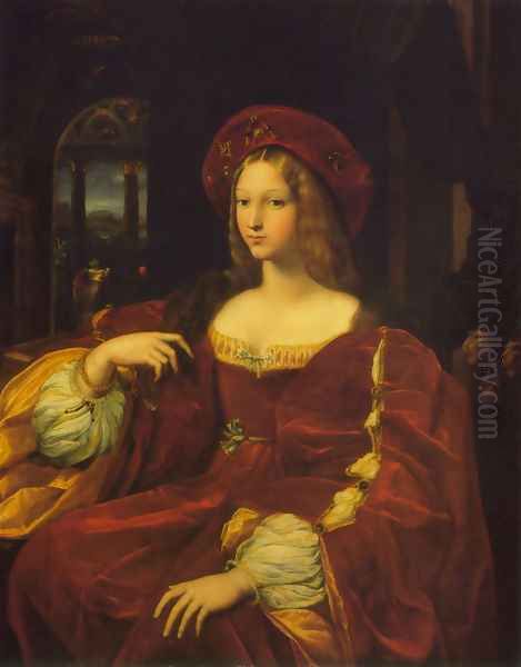 Joanna Of Aragon Oil Painting by Raphael