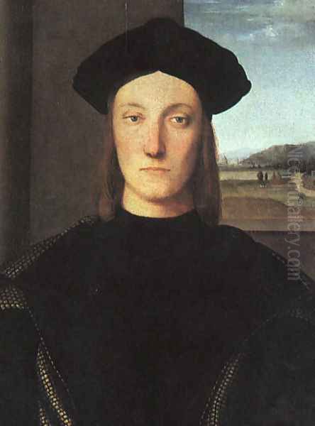 Guidobaldo da Montefeltro 1506 Oil Painting by Raphael