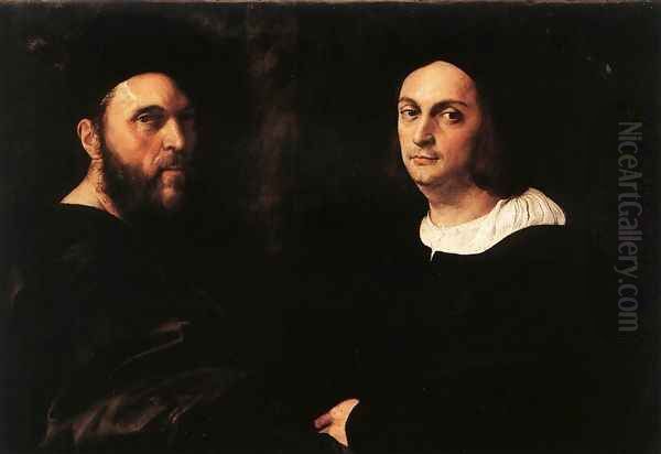 Double Portrait Oil Painting by Raphael