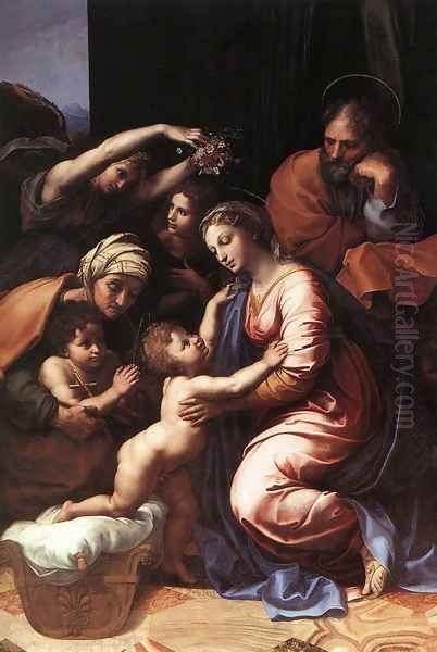 The Holy Family 1518 Oil Painting by Raphael