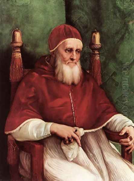 Portrait of Julius II Oil Painting by Raphael