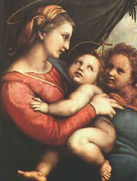 Madonna della Tenda 1514 Oil Painting by Raphael