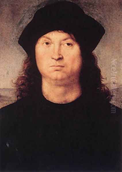 Portrait Of A Man Oil Painting by Raphael