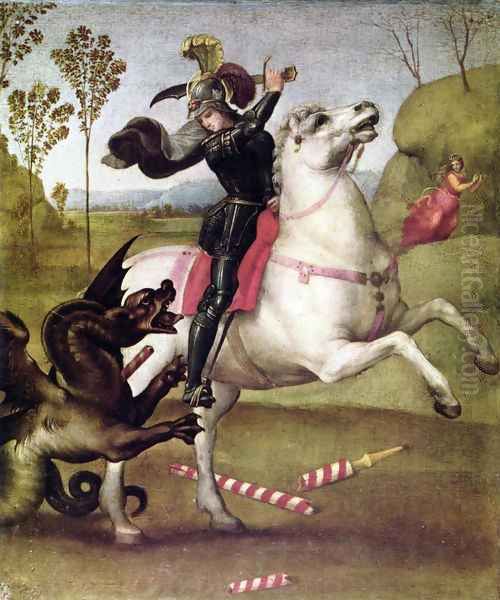 San Georges Oil Painting by Raphael