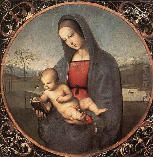 Madonna with the Book (or Connestabile Madonna) Oil Painting by Raphael