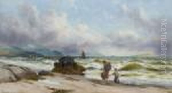 Kilkieran Bay , Connemara Oil Painting by Thomas Rose Miles