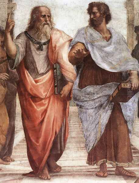 The School of Athens [detail: 1] Oil Painting by Raphael