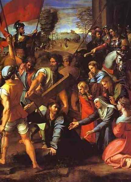 The Hill of Calvary Oil Painting by Raphael