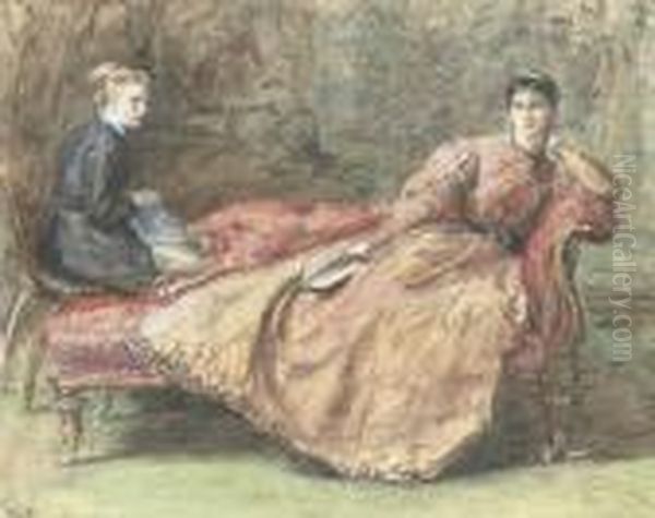 The End Of The Chapter Oil Painting by Sir John Everett Millais