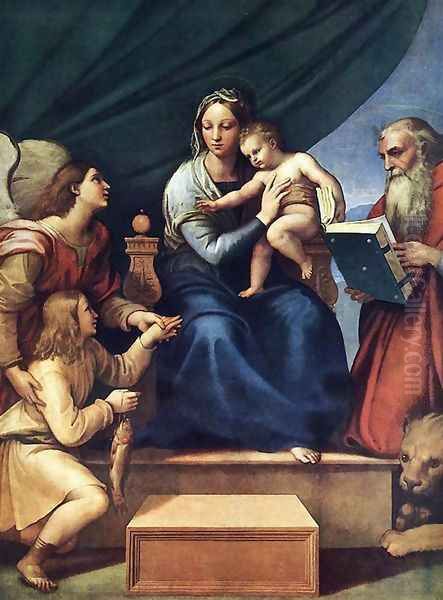 Madonna with the Fish Oil Painting by Raphael