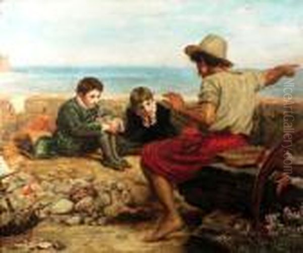 The Boyhood Of Raleigh Oil Painting by Sir John Everett Millais