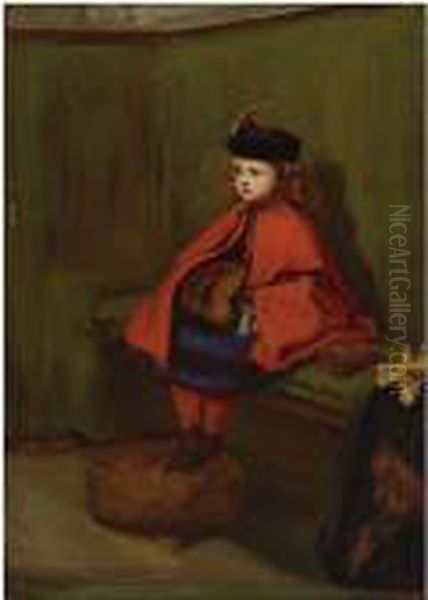 My First Sermon Oil Painting by Sir John Everett Millais