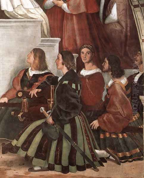 The Mass at Bolsena [detail: 2] Oil Painting by Raphael