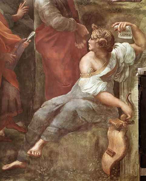 The Parnassus [detail: 5] Oil Painting by Raphael