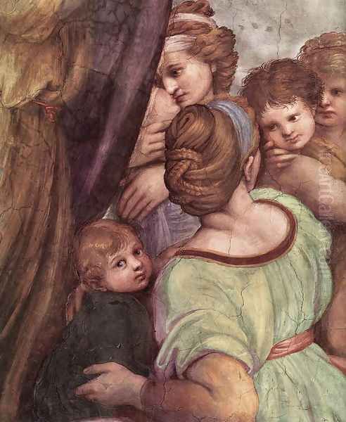 The Mass at Bolsena [detail: 4] Oil Painting by Raphael