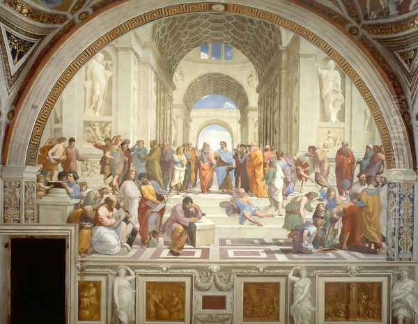 Stanze Vaticane 32 Oil Painting by Raphael